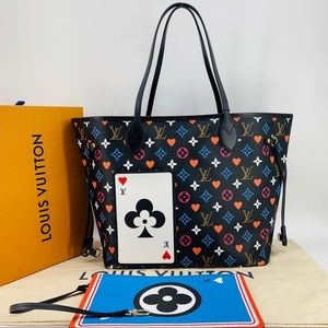 RARE!Limited Louis Vuitton Neverfull  Game On MM with pouch